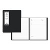 Blue Sky Aligned Business Notebook, Narrow Rule, Black Cover, 11x8.5, 78 Sheets 121454